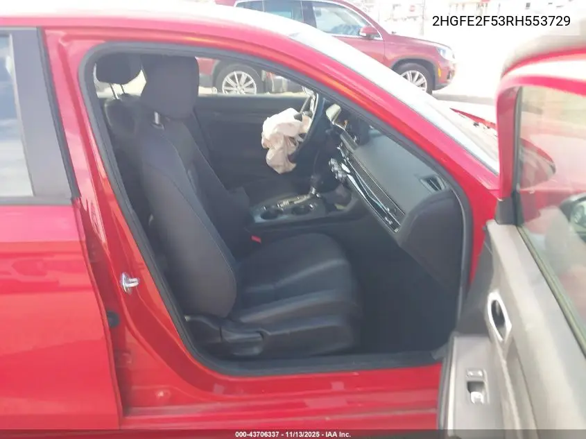 2HGFE2F53RH553729 2024 Honda Civic Sport