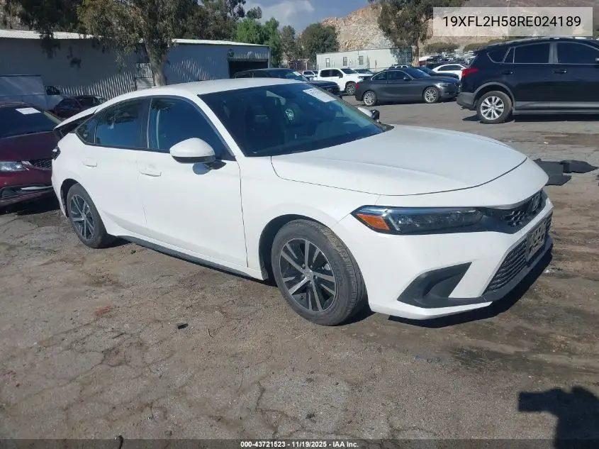 19XFL2H58RE024189 2024 Honda Civic Lx