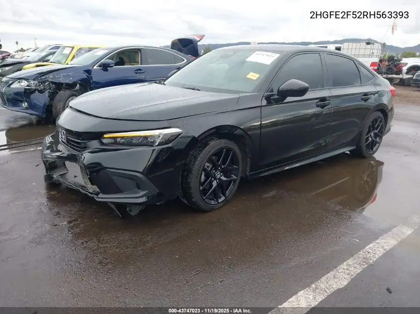 2HGFE2F52RH563393 2024 Honda Civic Sport