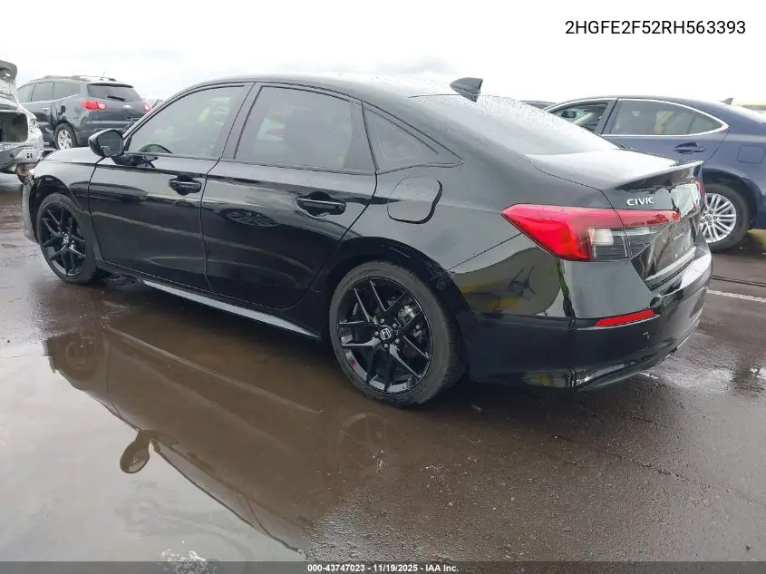 2HGFE2F52RH563393 2024 Honda Civic Sport