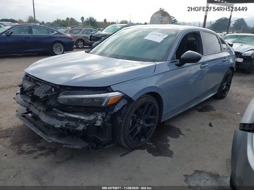 2HGFE2F54RH528449 2024 Honda Civic Sport