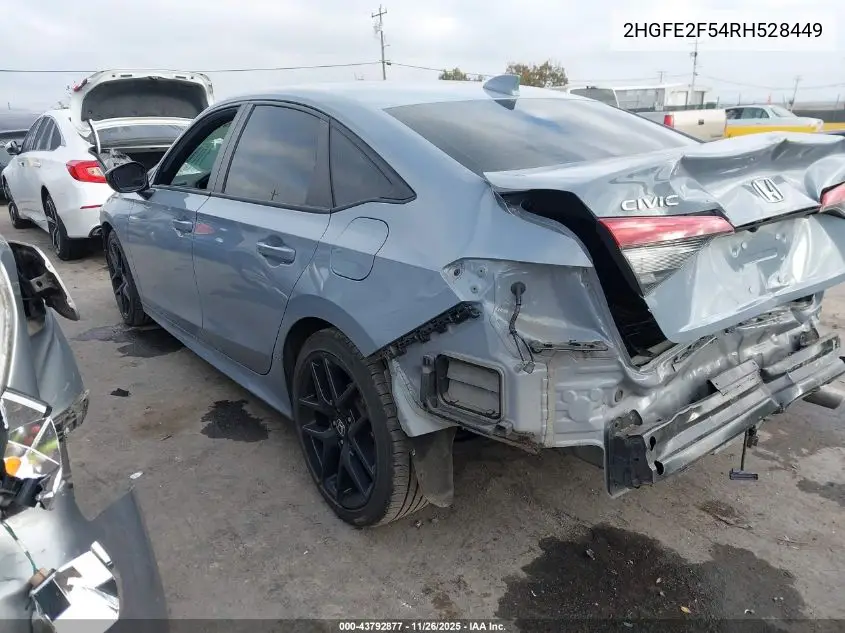2HGFE2F54RH528449 2024 Honda Civic Sport