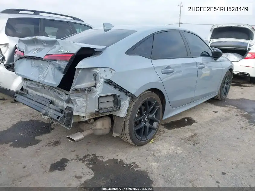 2HGFE2F54RH528449 2024 Honda Civic Sport
