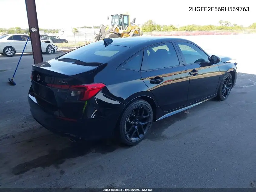 2HGFE2F56RH569763 2024 Honda Civic Sport