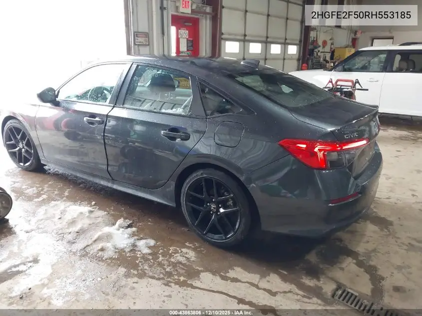 2HGFE2F50RH553185 2024 Honda Civic Sport