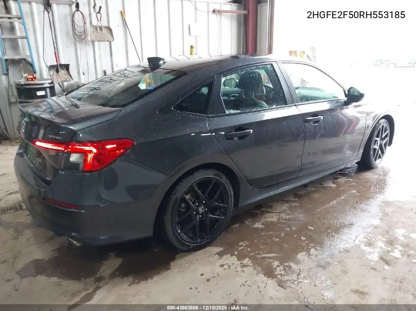 2HGFE2F50RH553185 2024 Honda Civic Sport