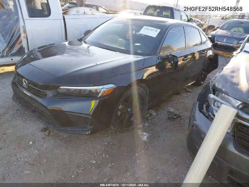 2HGFE2F52RH548568 2024 Honda Civic Sport