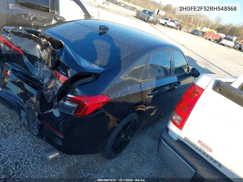 2HGFE2F52RH548568 2024 Honda Civic Sport