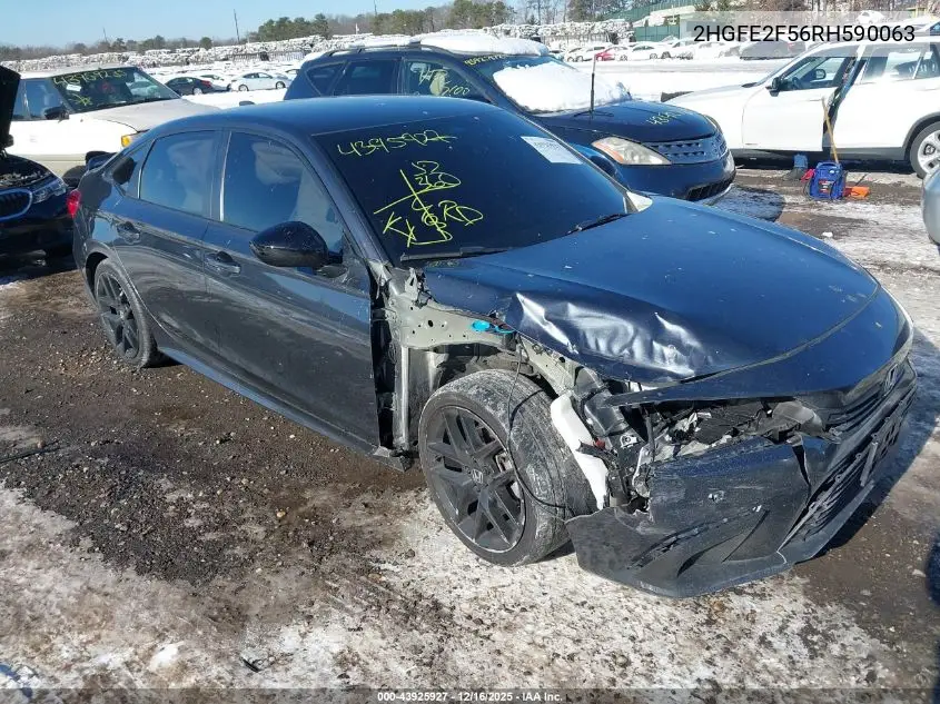 2HGFE2F56RH590063 2024 Honda Civic Sport