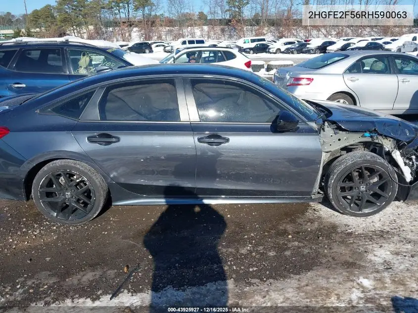 2HGFE2F56RH590063 2024 Honda Civic Sport
