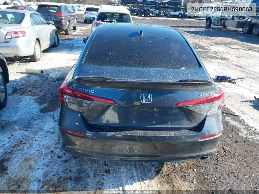 2HGFE2F56RH590063 2024 Honda Civic Sport