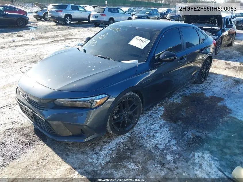 2HGFE2F56RH590063 2024 Honda Civic Sport