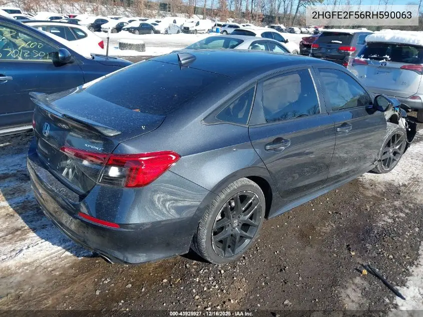 2HGFE2F56RH590063 2024 Honda Civic Sport