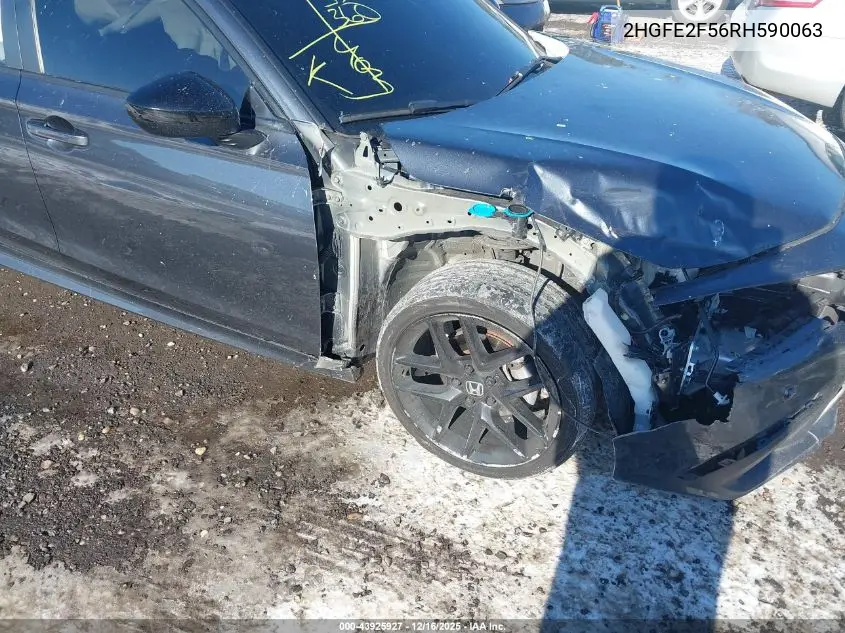 2HGFE2F56RH590063 2024 Honda Civic Sport