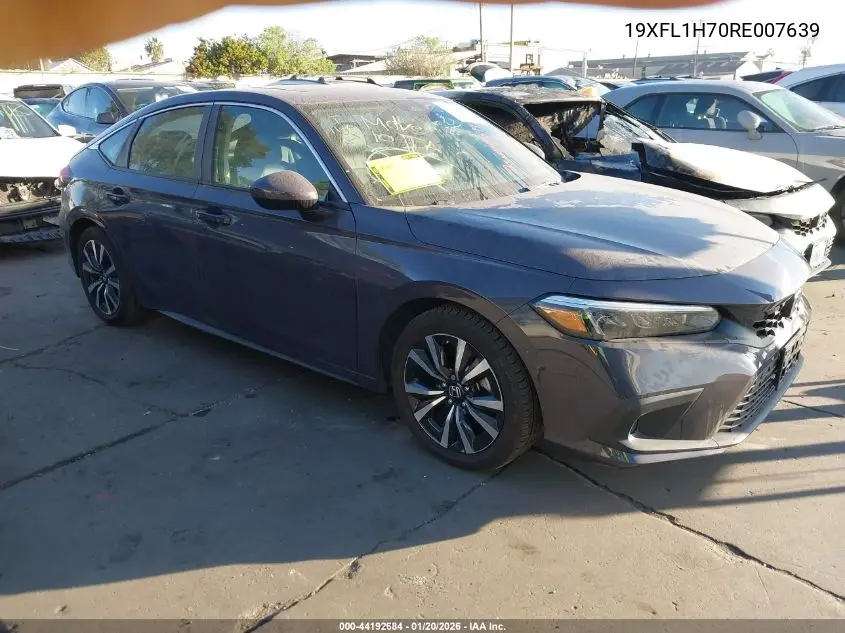 19XFL1H70RE007639 2024 Honda Civic Ex-L
