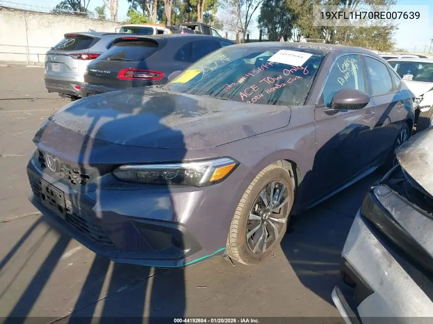 19XFL1H70RE007639 2024 Honda Civic Ex-L