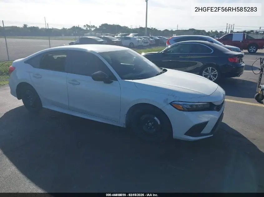 2HGFE2F56RH585283 2024 Honda Civic Sport