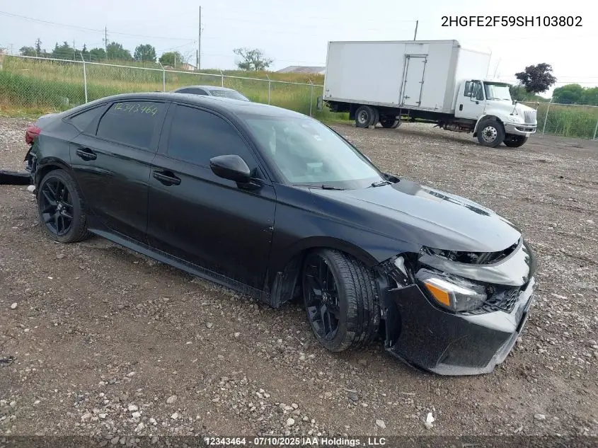 2HGFE2F59SH103802 2025 Honda Civic Sport