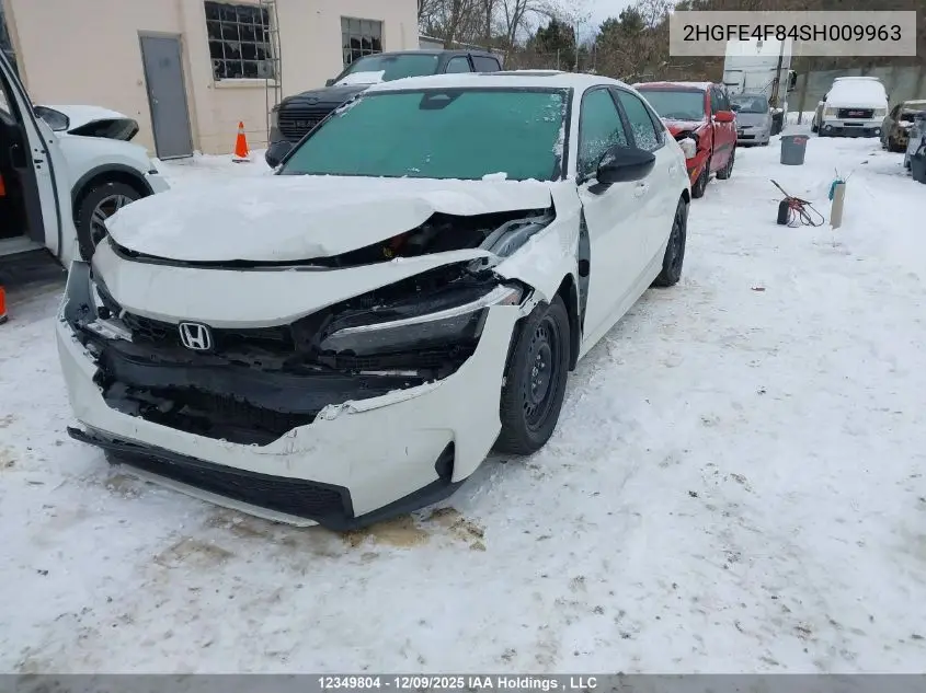2HGFE4F84SH009963 2025 Honda Civic Hybrid Sport/Sport Touring