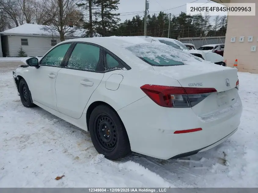 2HGFE4F84SH009963 2025 Honda Civic Hybrid Sport/Sport Touring