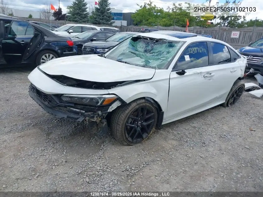 2HGFE2F50SH102103 2025 Honda Civic Sport