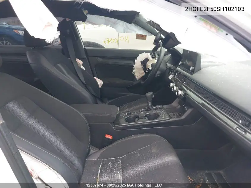 2HGFE2F50SH102103 2025 Honda Civic Sport