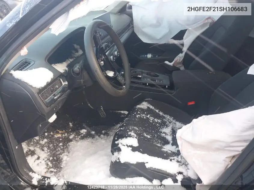 2HGFE2F21SH106683 2025 Honda Civic