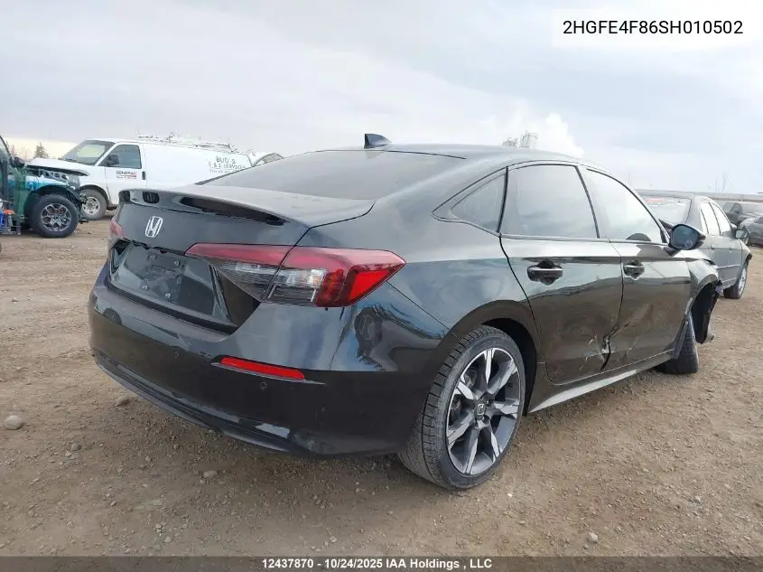 2HGFE4F86SH010502 2025 Honda Civic Sport/Sport Touring