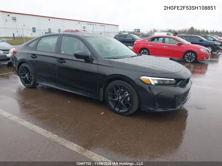 2HGFE2F53SH108851 2025 Honda Civic Sport