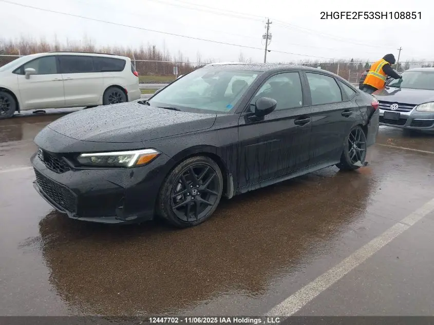 2HGFE2F53SH108851 2025 Honda Civic Sport