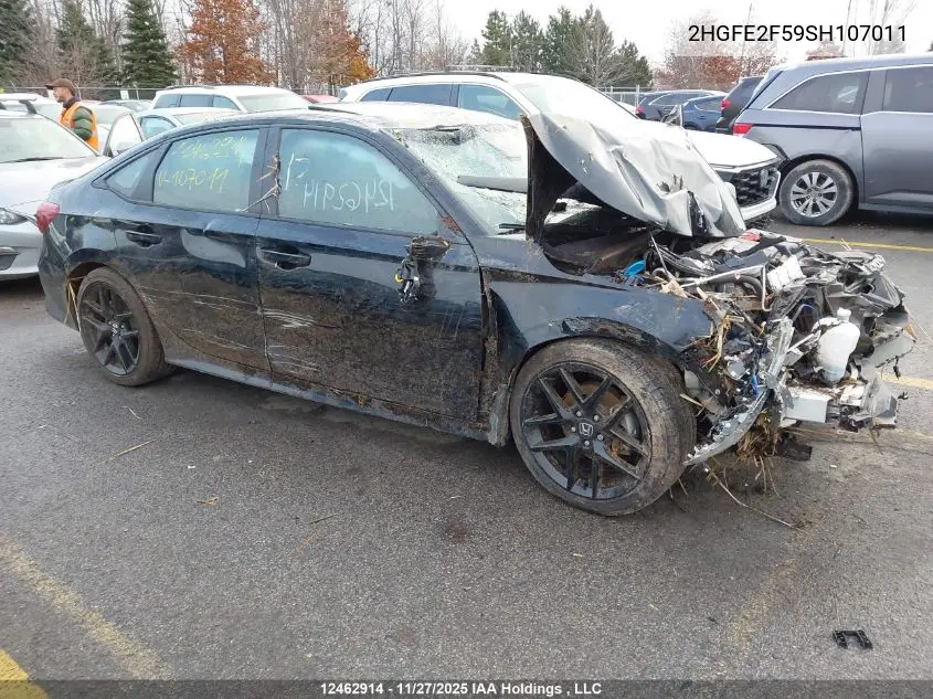2HGFE2F59SH107011 2025 Honda Civic Sport