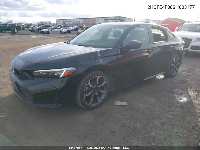 2HGFE4F88SH003177 2025 Honda Civic Hybrid Sport/Sport Touring