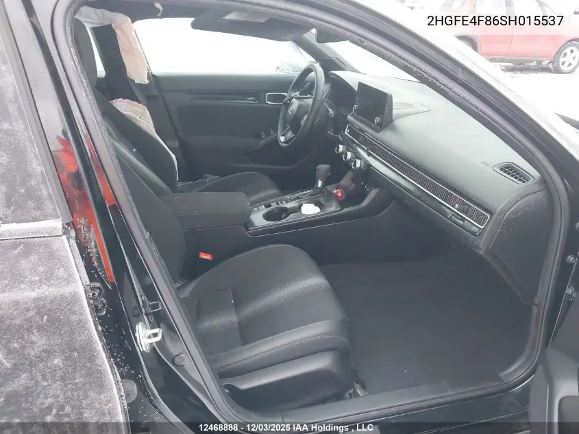 2HGFE4F86SH015537 2025 Honda Civic Hybrid Sport/Sport Touring