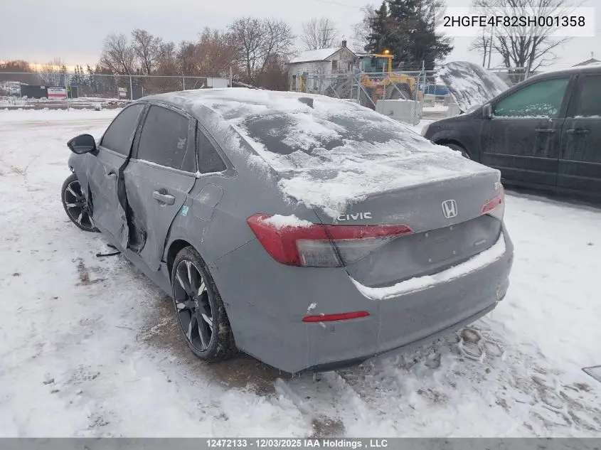 2HGFE4F82SH001358 2025 Honda Civic