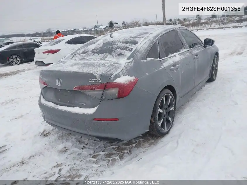 2HGFE4F82SH001358 2025 Honda Civic