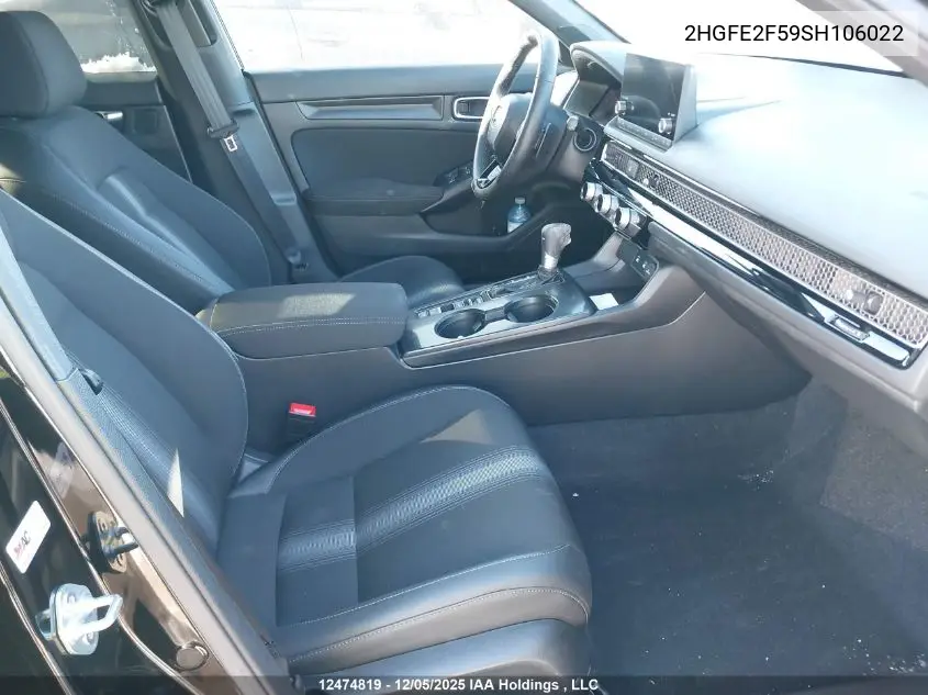 2HGFE2F59SH106022 2025 Honda Civic Sport