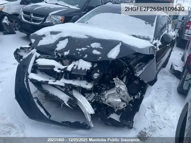 2HGFE2F26SH109630 2025 Honda Civic Lx
