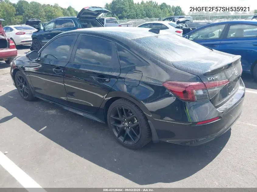 2HGFE2F57SH535921 2025 Honda Civic Sport