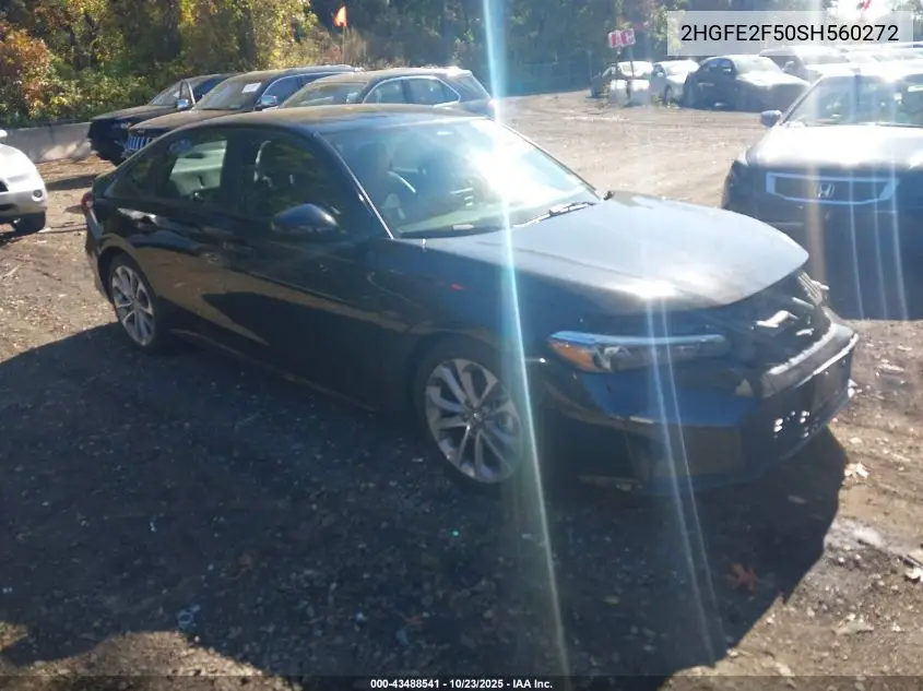 2HGFE2F50SH560272 2025 Honda Civic Sport
