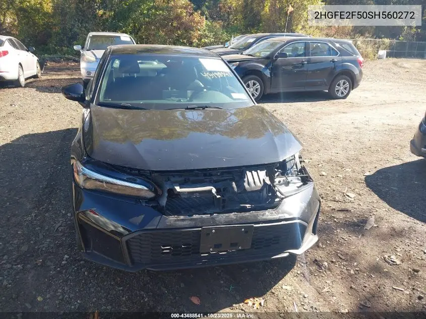 2HGFE2F50SH560272 2025 Honda Civic Sport