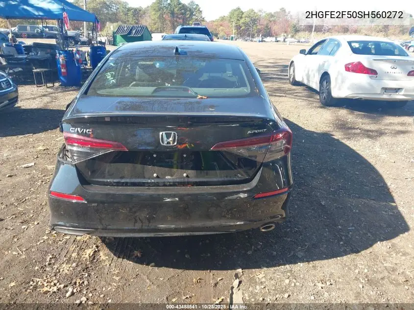 2HGFE2F50SH560272 2025 Honda Civic Sport
