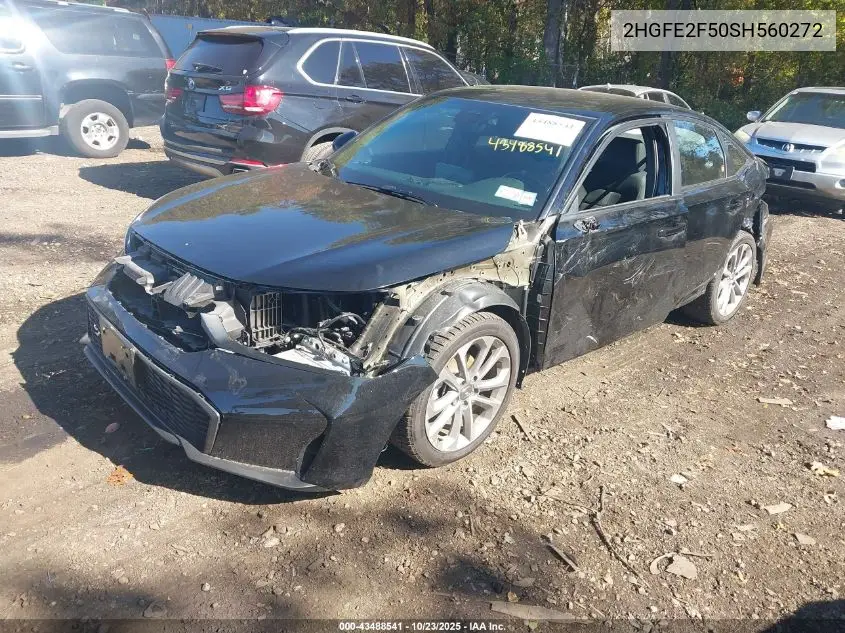 2HGFE2F50SH560272 2025 Honda Civic Sport