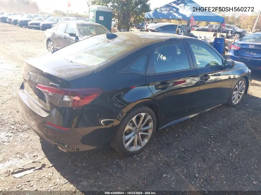 2HGFE2F50SH560272 2025 Honda Civic Sport