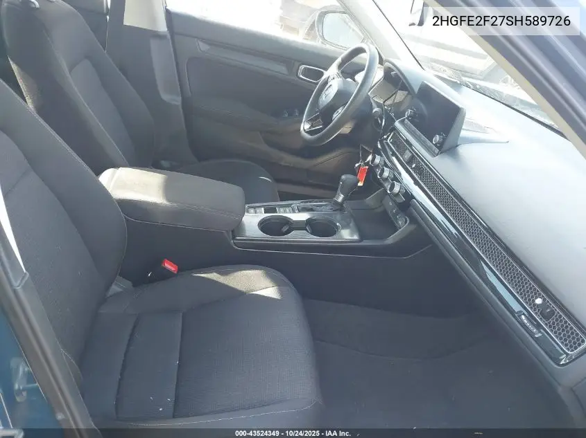 2HGFE2F27SH589726 2025 Honda Civic Lx