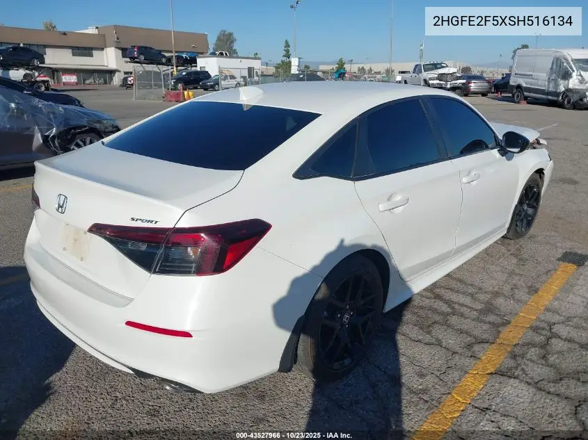 2HGFE2F5XSH516134 2025 Honda Civic Sport
