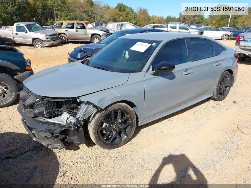 2HGFE2F50SH591960 2025 Honda Civic Sport