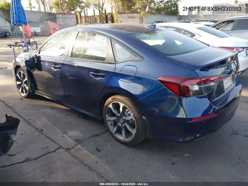 2HGFE4F8XSH330583 2025 Honda Civic Hybrid Sport/Sport Touring