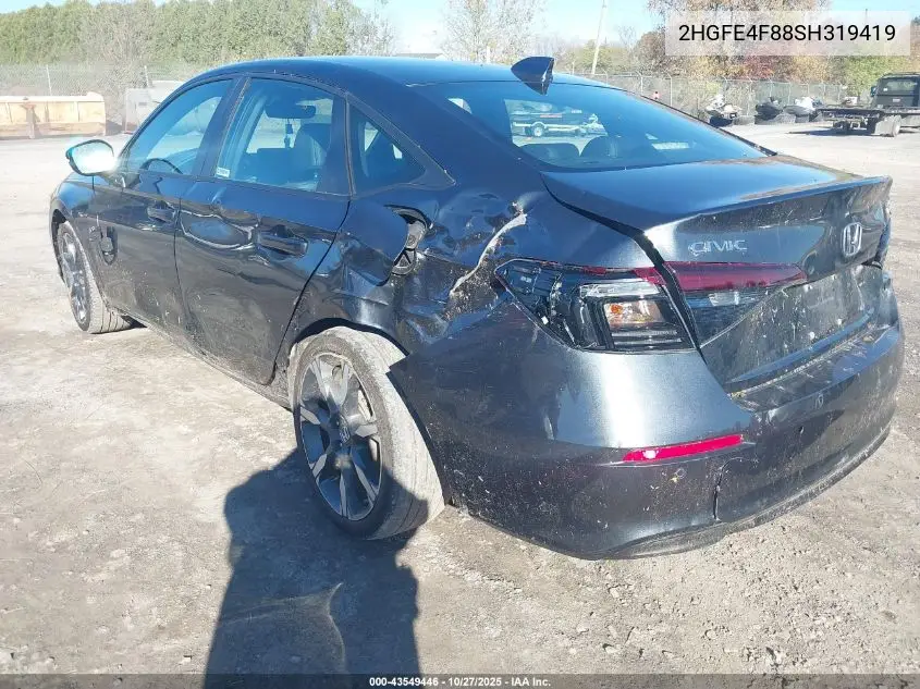 2HGFE4F88SH319419 2025 Honda Civic Hybrid Sport/Sport Touring