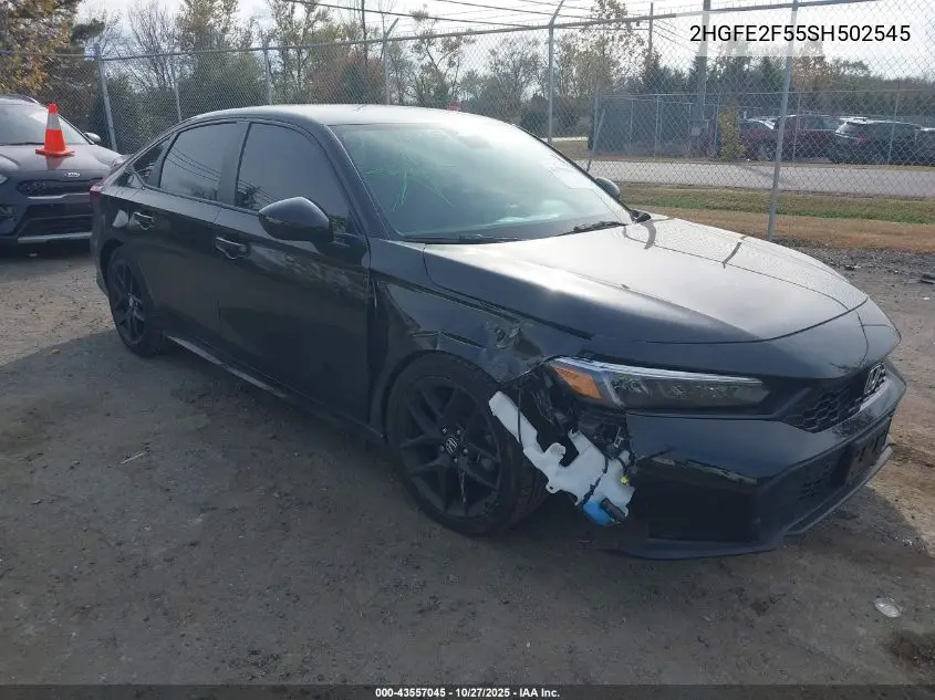 2HGFE2F55SH502545 2025 Honda Civic Sport