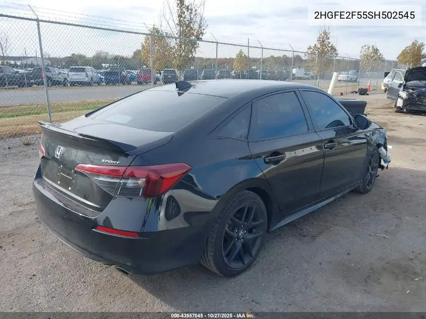 2HGFE2F55SH502545 2025 Honda Civic Sport